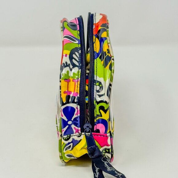 Vera Bradley Clear Cosmetic Bag Retired Rio Pattern - Picture 3 of 9
